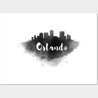 Orlando watercolor Posters and Art